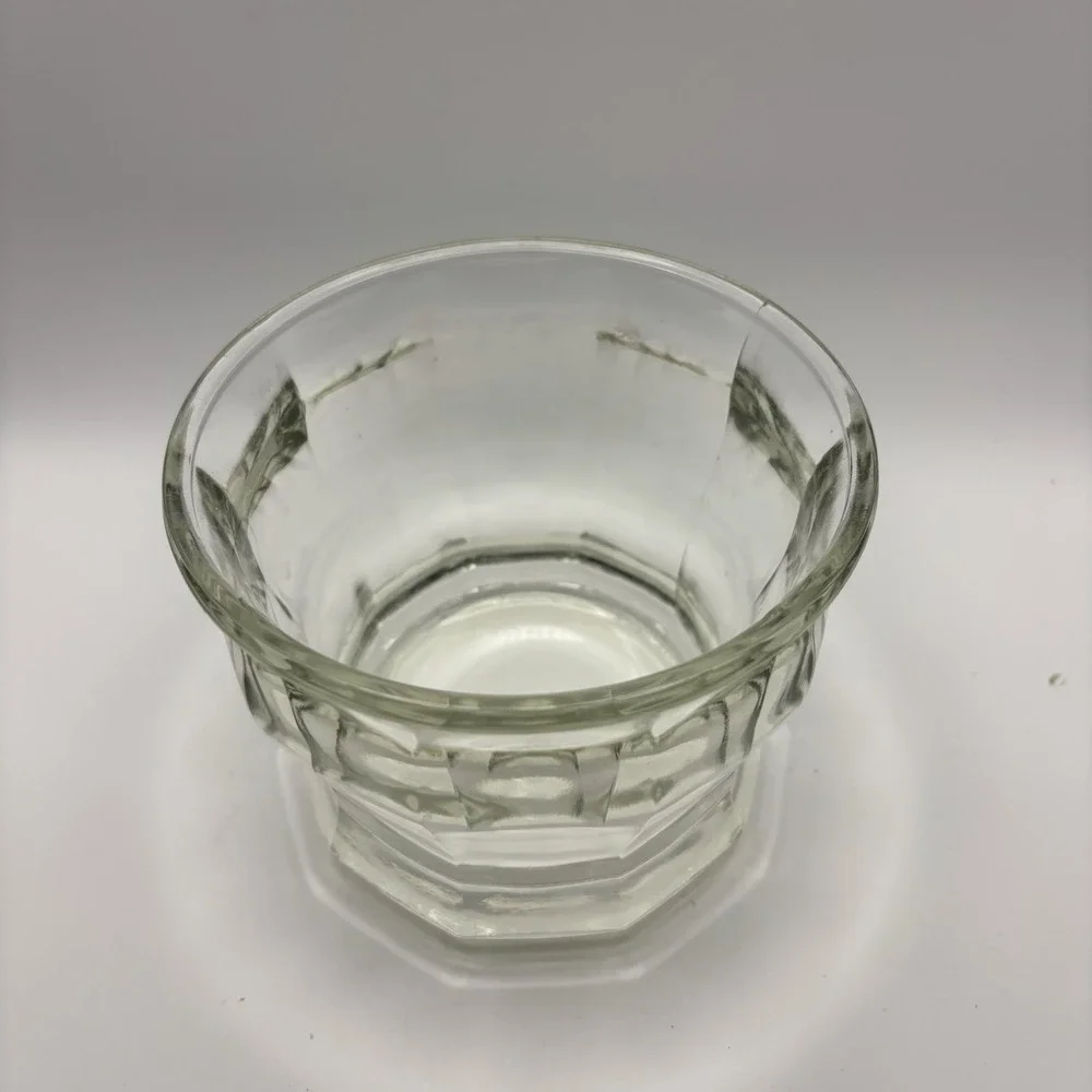 VTG HEAVY PANEL INDIANA GLASS BISCUIT CANDY APOTHECARY JAR -‎ 8